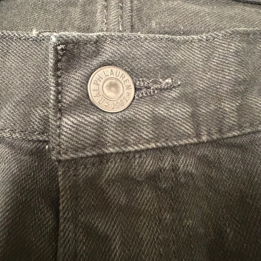 Polo Ralph Lauren Mens Authentic Hampton Straight Leg Jeans 38x32 Black Denim